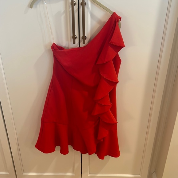 DO+BE Dresses & Skirts - red off shoulder dress size large worn once